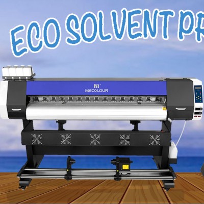 high quality eco solvent printer 1.3m printer double XP600 print heads